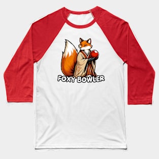 Bowling fox Baseball T-Shirt